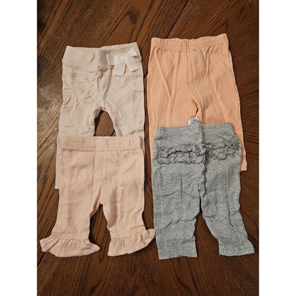 Baby Girl Bundle Of 4 Girly Pants Size 3-6 Months Bundle - Picture 1 of 4